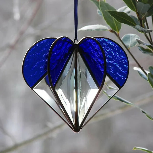 Multi-sided Heart Colourful Decoration