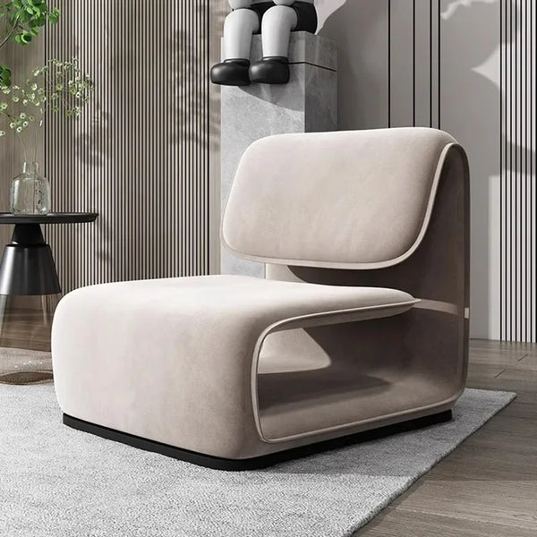 Fluffy Elastic Living Room Chair Back Support