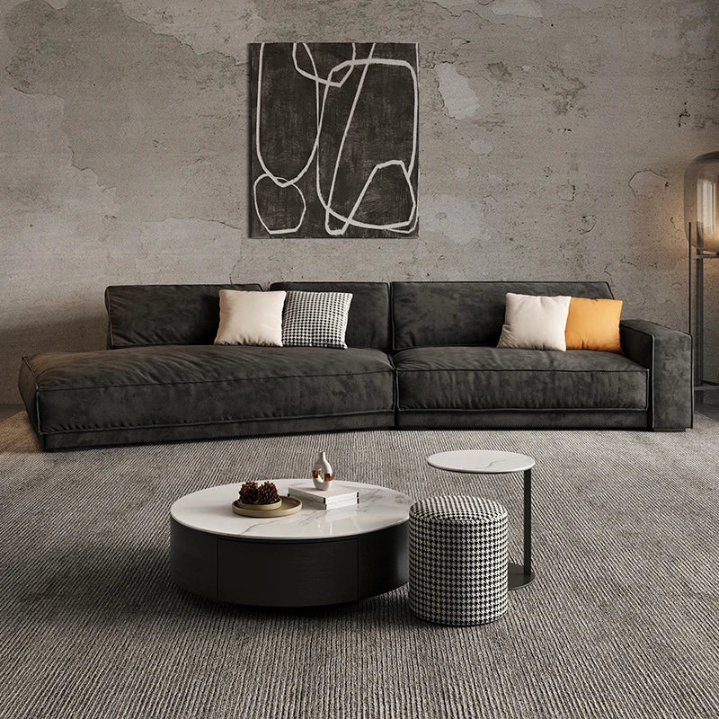 Double Luxury Sofas Minimalist Europe Living Room