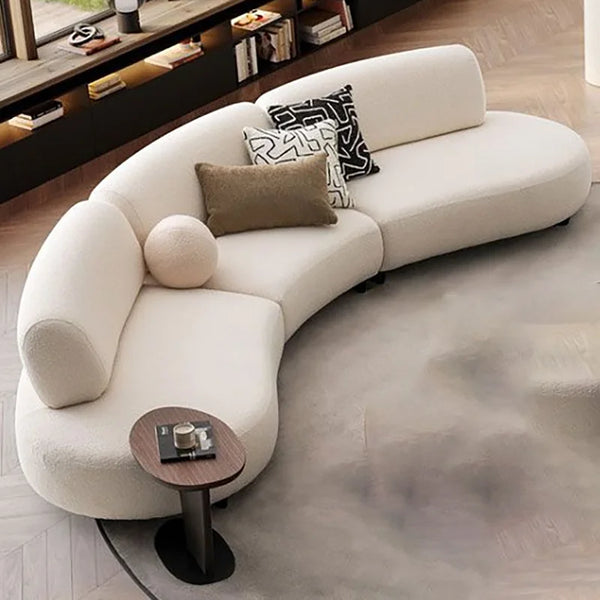 Luxury Relaxing Curve Sofa Nordic Relaxing Lounge Corner