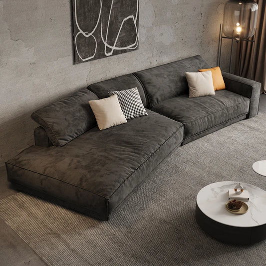 Double Luxury Sofas Minimalist Europe Living Room