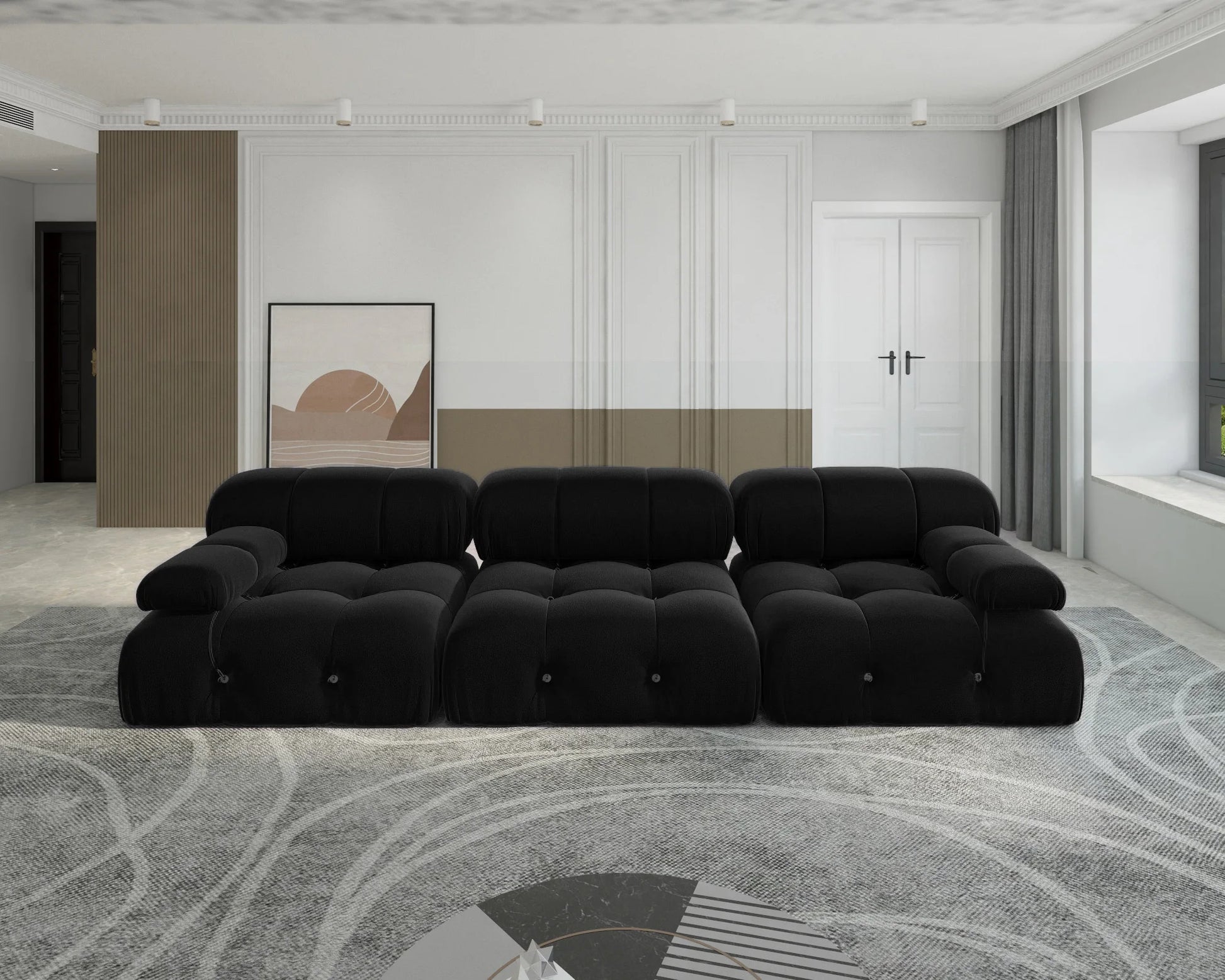 Minimalist Sectional Sofa for Living Room