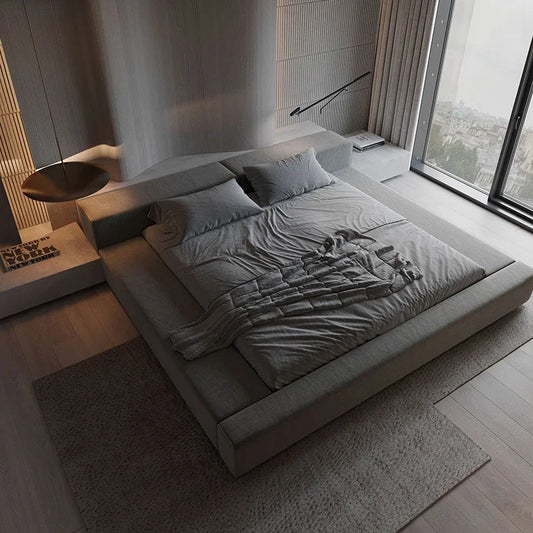 Modern Minimalist Couple Queen Size Bed