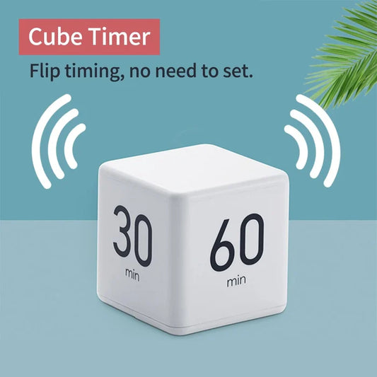 Cube Timer for Time Management and Countdown Settings